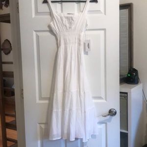 White Reformation dress